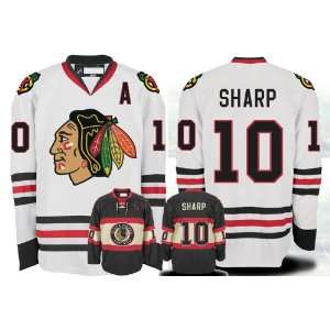 EDGE Chicago Blackhawks Authentic NHL Jerseys #10 SHARP WHITE Jersey 