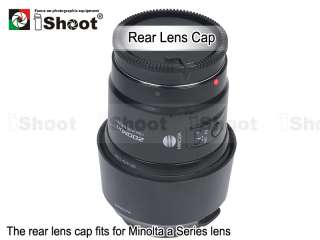 Camera body cap ✚ rear lens cover f Sony a450 a380 a350 a330 a300 