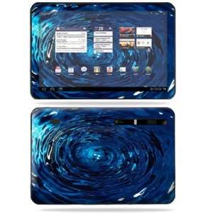   Skin Decal Cover for Motorola Xoom Tablet Blue Vortex Electronics