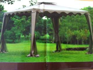 Gazebo 10 X 10 Canopy Party Wedding Tent with Netting  