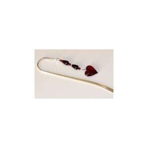  Silver Plated Bleeding Heart Bookmark 