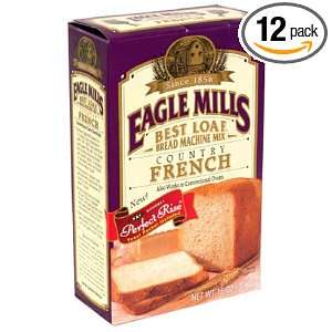   Mills Country French Bread Machine Mix, 15 Ounce Boxes (Pack of 12