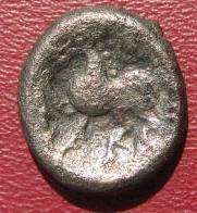 Bronze CELTIC COIN Imitating Phillip II of Macedon 463  