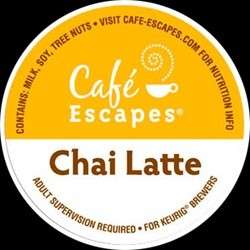   Cafe Escapes Green Mountain Chai Latte 48 K Cups (0.91 CUP)  