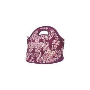  BYO Lunch Bag Purple with Pink and White Flowers FREE 