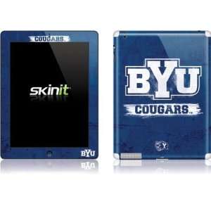  Skinit BYU Distressed Logo Vinyl Skin for Apple New iPad 