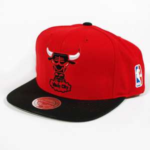 CHICAGO BULLS Mitchell & Ness C99 Red Snapback Hat  