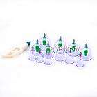 12 Chinese vacuum Cupping Set Magnet Massage Therapy Suction apparatus 