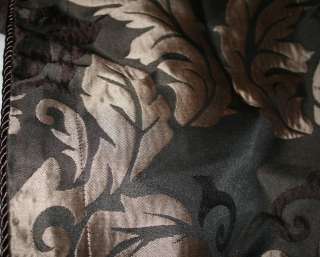 Devon KING Brown Bronze Gold 4pc Comforter Set Bed in a Bag Jacquard 