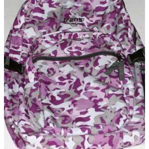  JanSport Purple Camo Backpack Camoflauge Luggage Travel 