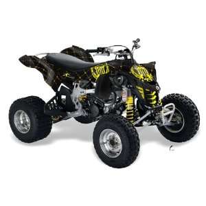 AMR Racing 2008   2011 Can Am DS450 EFI ATV Quad Graphic Kit   Silver 