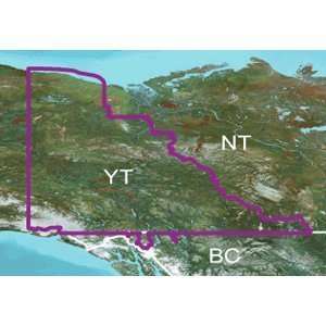   Lakes Yukon Canada Freshwater Map microSD Card GPS & Navigation