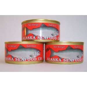 Canned Fresh Sockeye Salmon By The Case Grocery & Gourmet Food