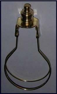 SHADE ADAPTER & Deco Style FINIAL   CLIP SHADE to BULB  