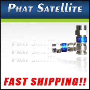 PCT RG6 Coaxial Cable Fittings Connectors Satellite 50p  