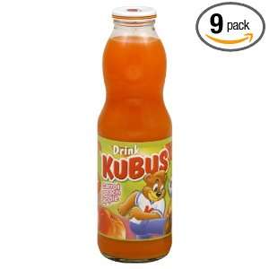 Kubus Juice, Carrot Apple Peach, 25.3000 ounces (Pack of9)
