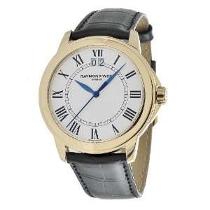   Weil Mens 5476 P 00300 Tradition Round Case Gold Tone Watch Watches