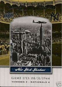 NEW YORK YANKEES 2008 Upper Deck Yankee Stadium Legacy Collection 