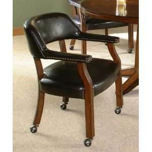   Concepts Antique Cherry Dining Chair With Casters