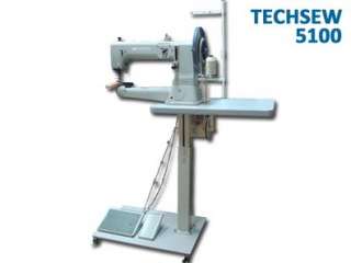 TECHSEW 5100 Long Arm Heavy Leather Industrial Sewing Machine