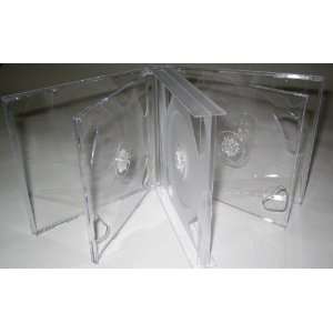  MULTI DISC, 6 CD CASE W/CLEAR AND FROSTY CLEAR TRAY 
