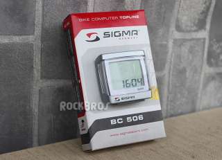 SIGMA BC 506 BC 506 Wire Speedometer Bike Computer  