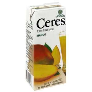 Ceres, Juice Mango, 33.8 Fluid Ounce (12 Pack)  Grocery 