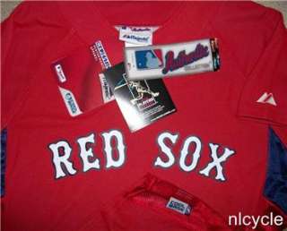 PAPELBON #58 RED SOX MLB Authentic MAJESTIC JERSEY KIDS  