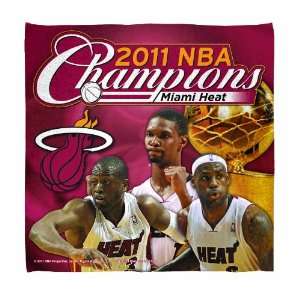  NBA Miami Heat 2011 World Champions 15 by 18 Collector 