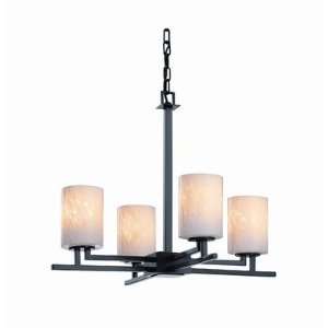  Four Light Chandelier Shade Option Tall Tapered Cylinder, Shade 