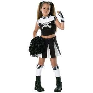  Bad Spirit Cheerleader Child Costume Size 8 10 Medium 