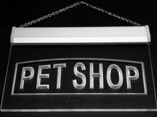 i451 b Pet Shop Supplies Grooming Dog Neon Light Sign  