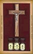 BN Olive Wood Holding Comfort Cross   Perfect Gift  