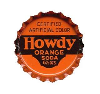 Lot (12) Howdy Orange Soda Bottle Caps UNUSED  