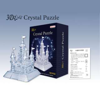 3D Crystal Puzzle Jigsaw Model Castle DIY Toy New  