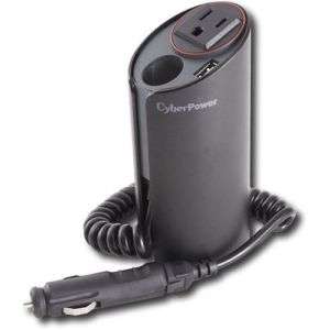   Cps150chu Mobile Power Inverter 150w With Usb Charger   Cup Holder