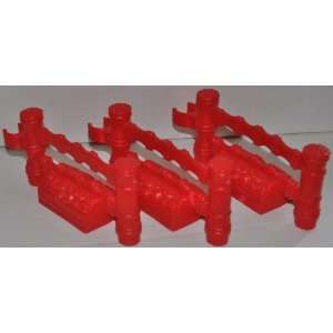 com Little People Red Fence Pieces (3)   Replacement Figure   Classic 
