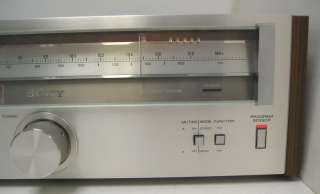 1978 Nostalgia* SONY AM FM PROGRM TUNER ST 313 Works  