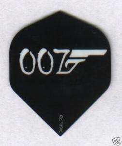 007 James Bond Dart Flights 3 per set  