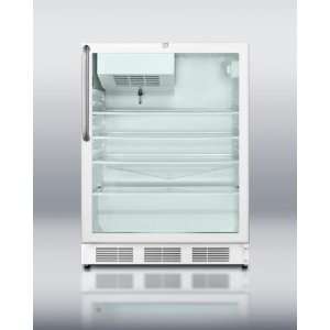  Summit SCFF55GLCSS 5.0 cu. ft. Counter Depth Upright Freezer 