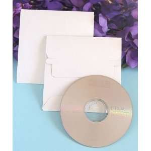  White Compact Disc Mailers (5in. W x 5in. H)   pack of 5 