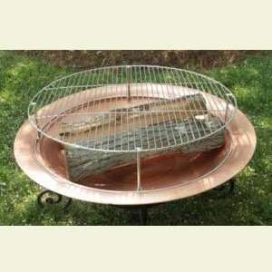  24 Raised Chrome Cooking Grate Fits wiht 30 Fire Pits 