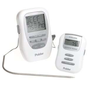Polder Wireless Remote Cooking Thermometer/Timer  Kitchen 