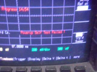 HP 54111D DIGITIZING OSCILLOSCOPE FOR PARTS NOT WORKING / REPAIR 