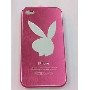   4S Cool Shiny Mirror Face Bunny Style Hard Case/Cover/Protector(Pink