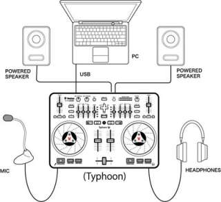Vestax Typhoon USB DJ MIDI Controller NEW  