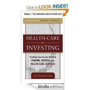 Healthcare Investing, Chapter 1 The Investment Case for Health Care 