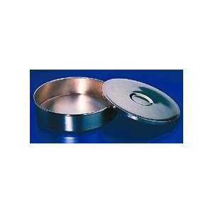   Steel Test Sieve Covers, For 8 in. dia. sieves; Stainless steel with