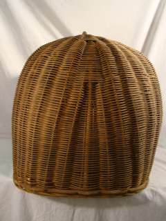   VICTORIAN WICKER Pet CARRIER Wood DOG Kennel CRATE Old PRIMITIVE Cage