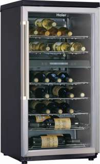 Dual Zone Wine Cooler & Refrigerator, Haier 40 Btl. Chiller, Mini 